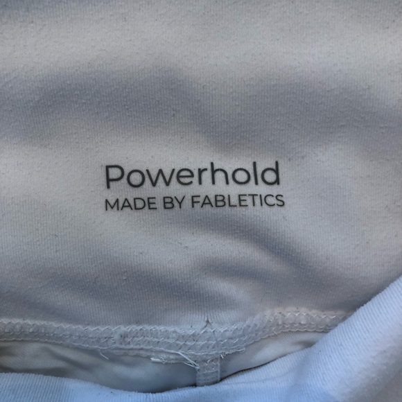 Fabletics Powerhold White Leggings size S - Picture 6 of 7